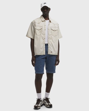 Skjorte Dickies River Ranch Short Sleeve Work Shirt Beige | DK0A4Z7MF901, 2