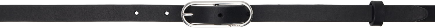 Bælter rag & bone Rag & Bone Baby Rounded Leather Belt Sort | WJW25SB1080LE80, 0