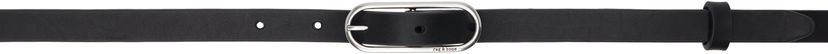 Bælter rag & bone Rag & Bone Baby Rounded Leather Belt Sort | WJW25SB1080LE80