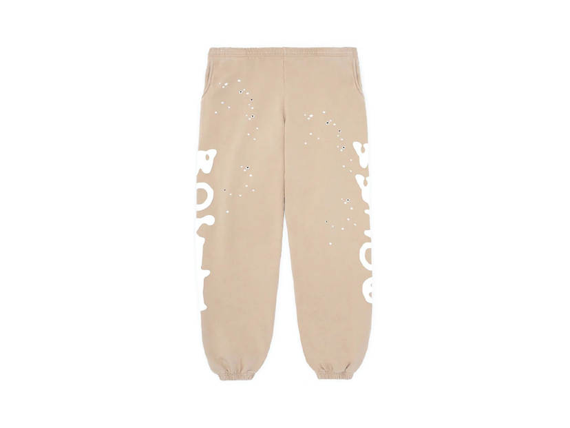 Joggingbukser Sp5der Beluga Sweatpants Sand Beige | SP5 SNDBEL SP