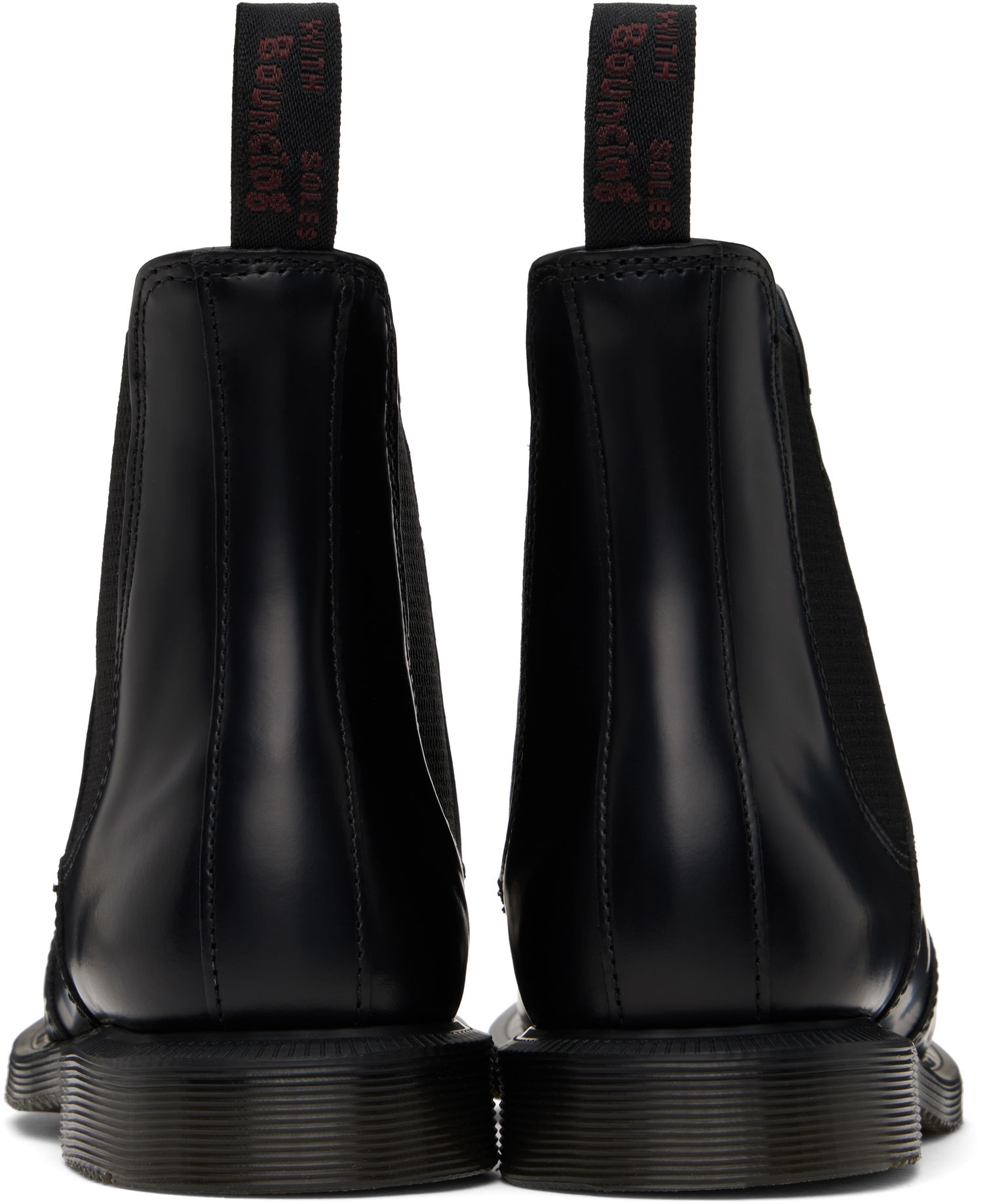 Skopleje Dr. Martens Flora Smooth Chelsea Boots Sort | 32217001, 1