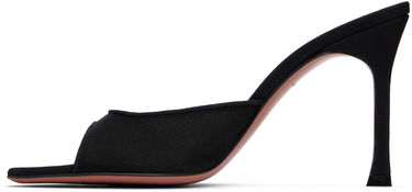 Tilbehør Amina Muaddi Amina Muaddi Alexa Mesh Slipper 95 Heeled Sandals Sort | ALEXA MESH SLIPPER, 2