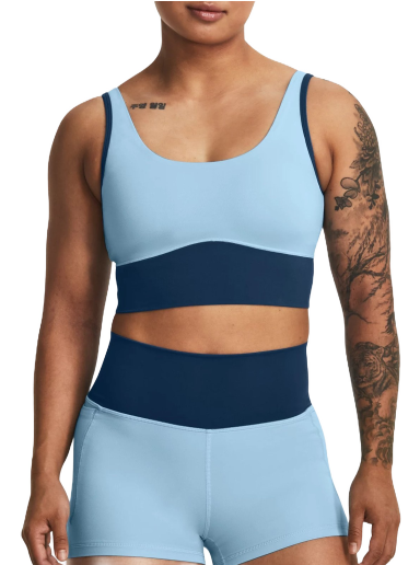 Crop top Under Armour UA Meridian Fitted Blå | 1379153-490