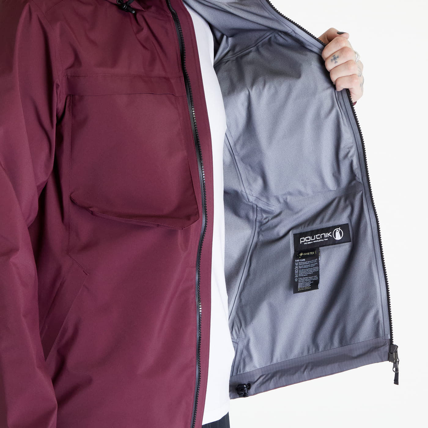 Vindjakke Tilak Poutnik by CAW Jacket GTX Winsdor Wine Bourgogne | ZAK22003, 1