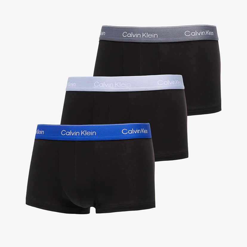 Boksere CALVIN KLEIN Low Rise Trunk 3-Pack Sort | LV00NB4389 R9B