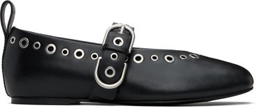 Sneakers og sko rag & bone Spire Mary Jane Ballerina Flats Sort | WFF24HF1008LE08, 0