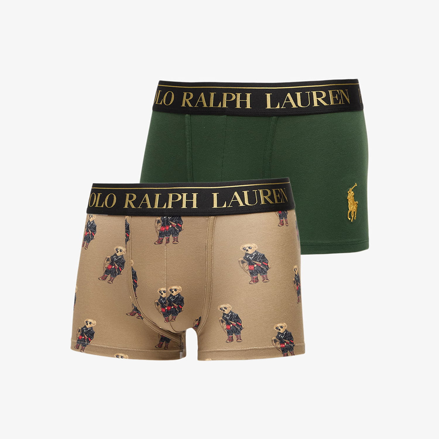 Boksere Polo by Ralph Lauren Polo Bear Trunk 2-Pack Flerfarvet | 714843425015, 0