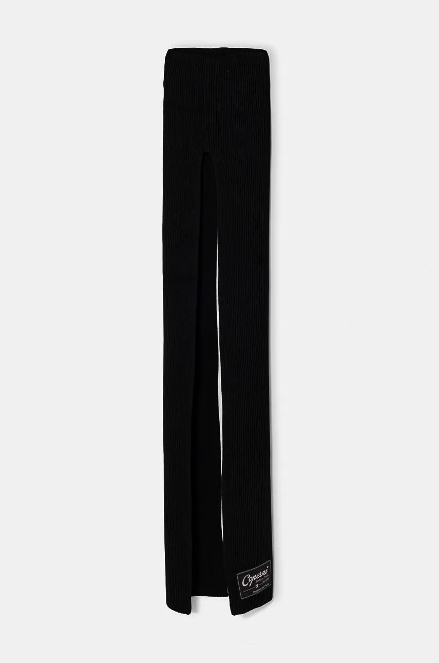 Tørklæde Coperni Knitted Collar Scarf Sort | COPSA01Y3003, 1