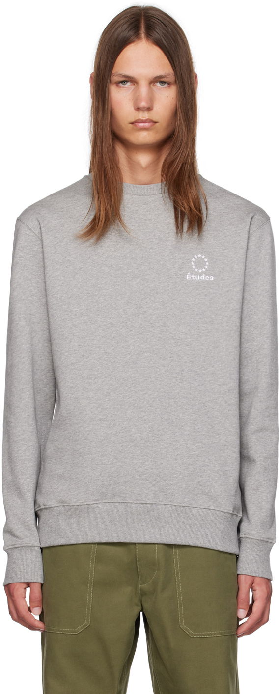 Sweatshirt Études Story Sweatshirt Grå | C00ME202A02282