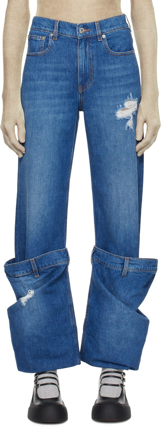 Jeans JW Anderson JW Anderson Bucket Jeans Blå | DT0056-PG1164