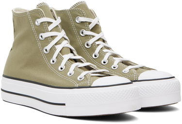 Sneakers og sko Converse Chuck Taylor All Star Lift Platform Grøn | A07571C, 3