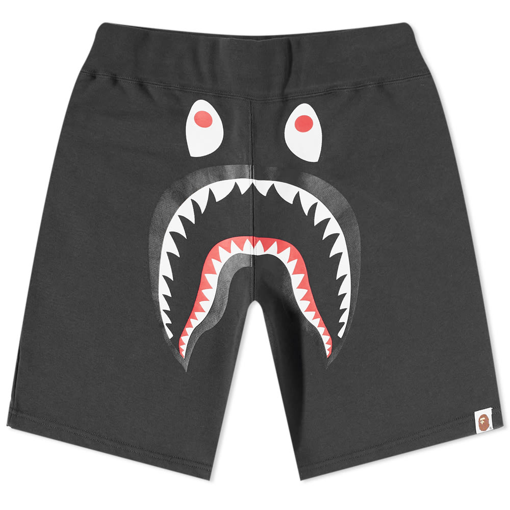Shorts BAPE A Bathing Ape Shark Sweat Short Sort | 001SPI801009M-BLK, 0