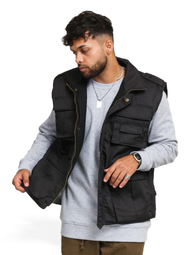 Vest Urban Classics Ranger Vest Sort | BD4014 black