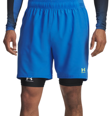 Shorts Under Armour Challenger Pro 2-in-1 Running Shorts with Liner Blå | 6009621-402, 0