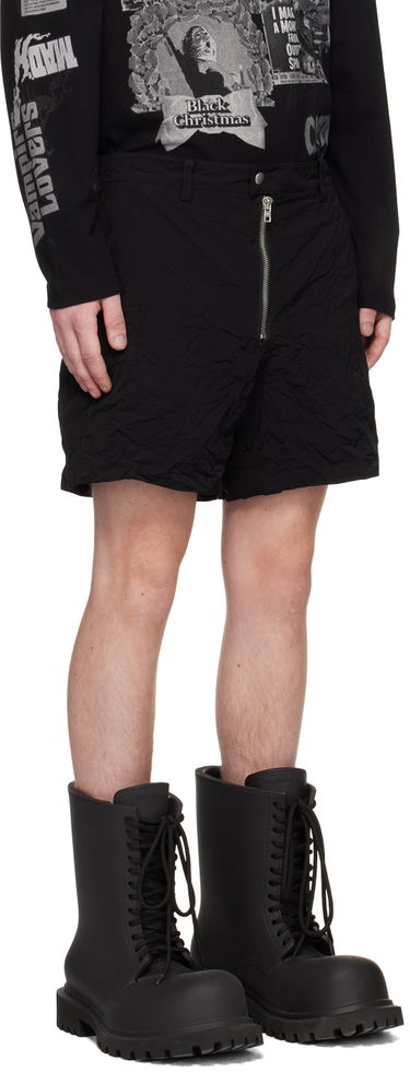 Shorts We11done We11done Crumpled Shorts Sort | WD-PT1-23-271-M-BK, 1
