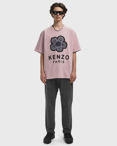 T-shirt KENZO Kenzo Boke Flower Embroidered T-Shirt Lyserød | FF65TS4574SI.30, 2