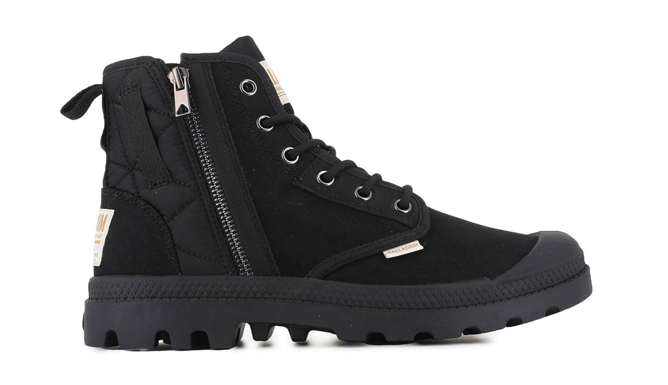 Sneakers og sko Palladium Pampa Detroit Zip Boot Sort | 79500-008-M, 1