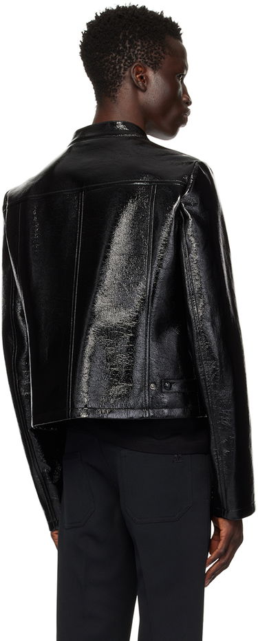 Jakke Courrèges Iconic Leather Jacket Sort | 124CBL175VY0014, 2