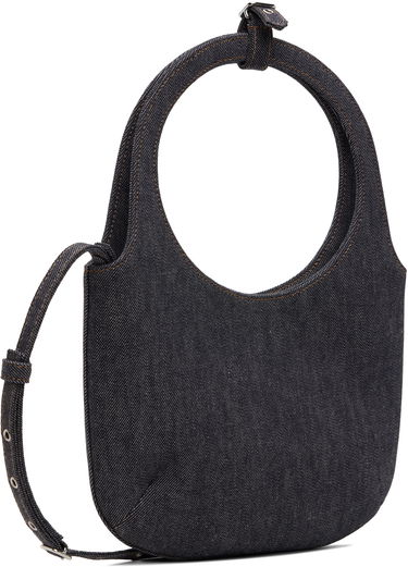 Skuldertaske Courrèges Courrèges Holy Denim Shoulder Bag Mørkeblå | 125GSA102DE0036, 2