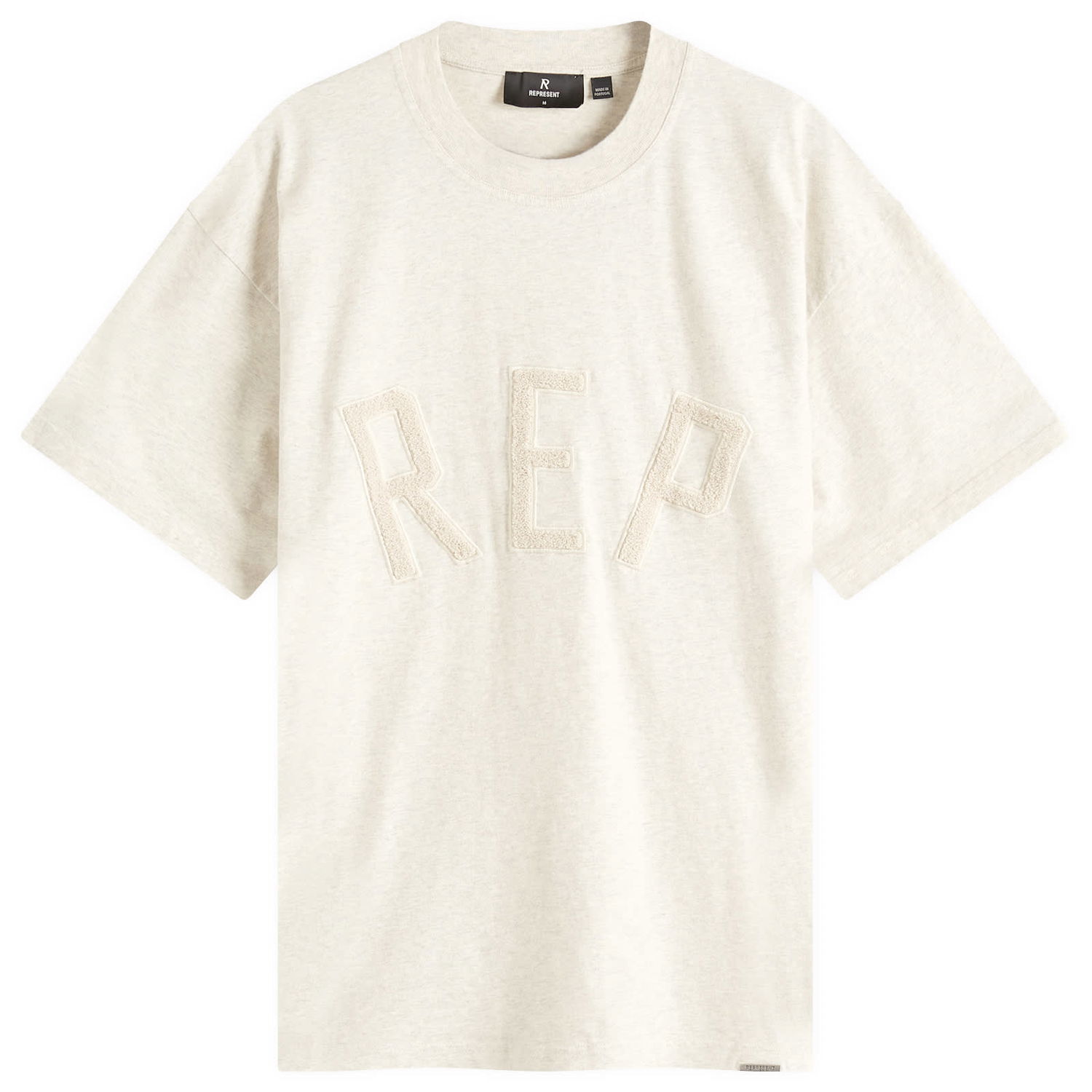 T-shirt Represent Clo Represent Rep Applique T-Shirt Beige | MLM41210-30, 0