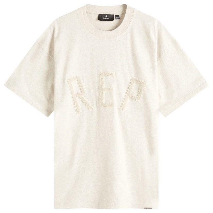 T-shirt Represent Clo Represent Rep Applique T-Shirt Beige | MLM41210-30