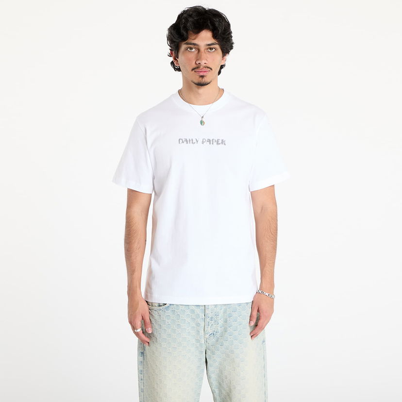 T-shirt DAILY PAPER Daily Paper Shield Focus T-Shirt Hvid | 2513073