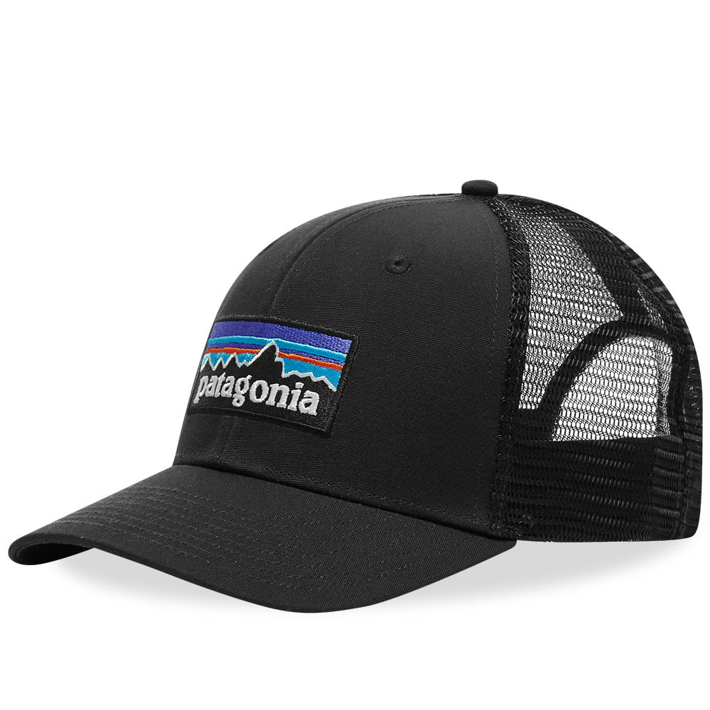 Kasket Patagonia P-6 Logo Trucker Cap Sort | 38289-BLK, 0
