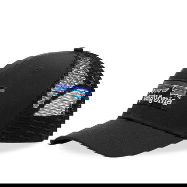 Kasket Patagonia P-6 Logo Trucker Cap Sort | 38289-BLK, 0