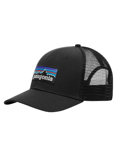 Kasket Patagonia P-6 Logo Trucker Cap Sort | 38289-BLK