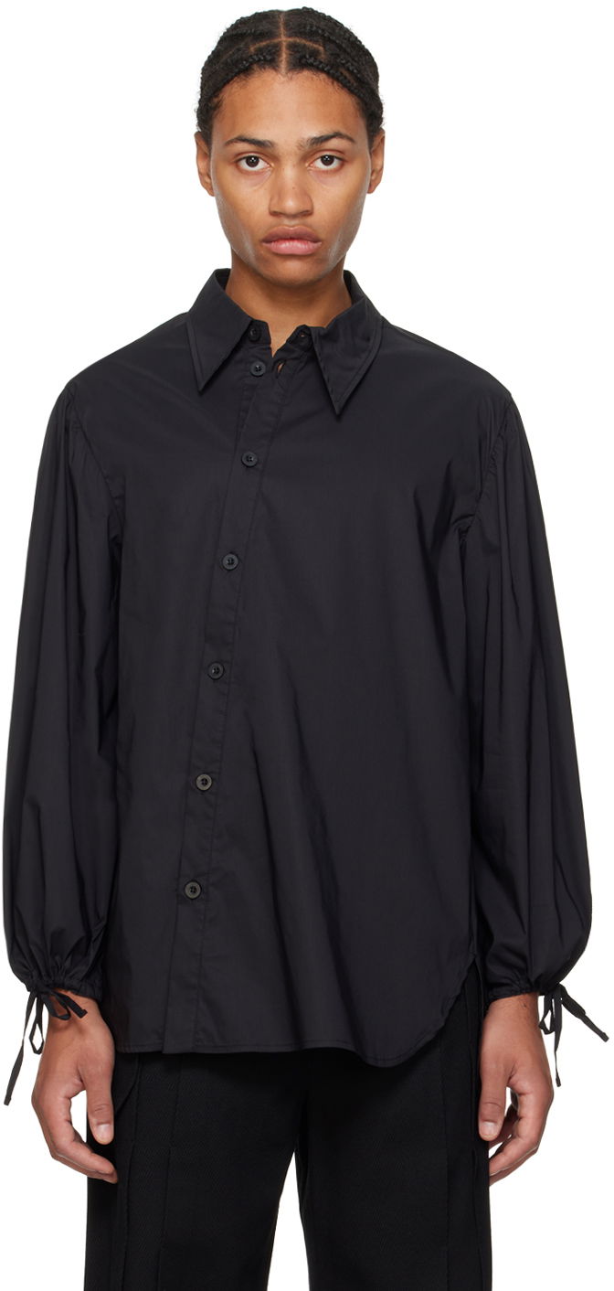Skjorte Andersson Bell Shirt Bouquet Sort | atb1138m