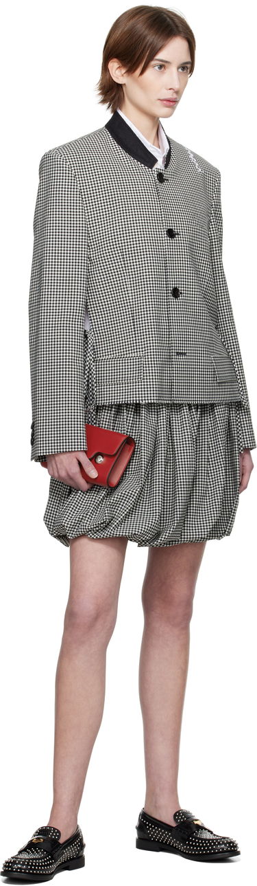 Nederdel Marni Marni Gingham Cropped Jacket Flerfarvet | GIMA0283QS UTP787, 3