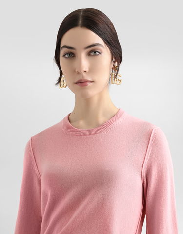 Sweater Dolce & Gabbana Dolce & Gabbana Cashmere Sweater With Inside-out Seams Lyserød | FXX48TJBW0BF0473, 3