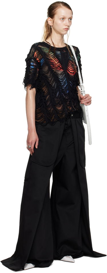 T-shirt Jean Paul Gaultier Jean Paul Gaultier Shayne Oliver Edition 'The Slashed City' T-Shirt Sort | 24/27-U-TS079-T551-60405030, 4