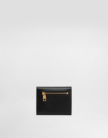 Tegnebog Dolce & Gabbana Dolce & Gabbana Plongé Calfskin Wallet Sort | BI0770A9S2580999, 2