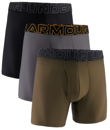 Boksere Under Armour Under Armour SOLID 6in 3-Pack Boxer Shorts Flerfarvet | 1383884-308, 0