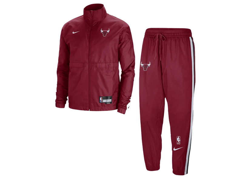Sportsudstyr Nike NBA Chicago Bulls Courtside City Edition Tracksuit Bourgogne | DN9922-698