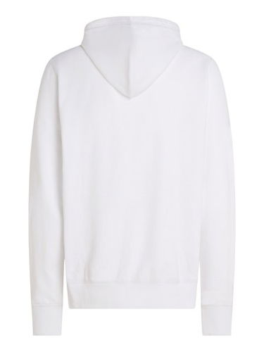 Sweatshirt Tommy Hilfiger Pullover Hoodie Hvid | MW0MW37230YBR, 4