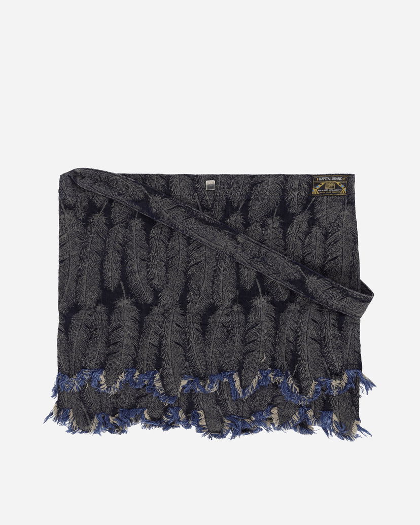 Mulepose KAPITAL Kapital Denim Medicine Bag Mørkeblå | K2403XB508 DARK