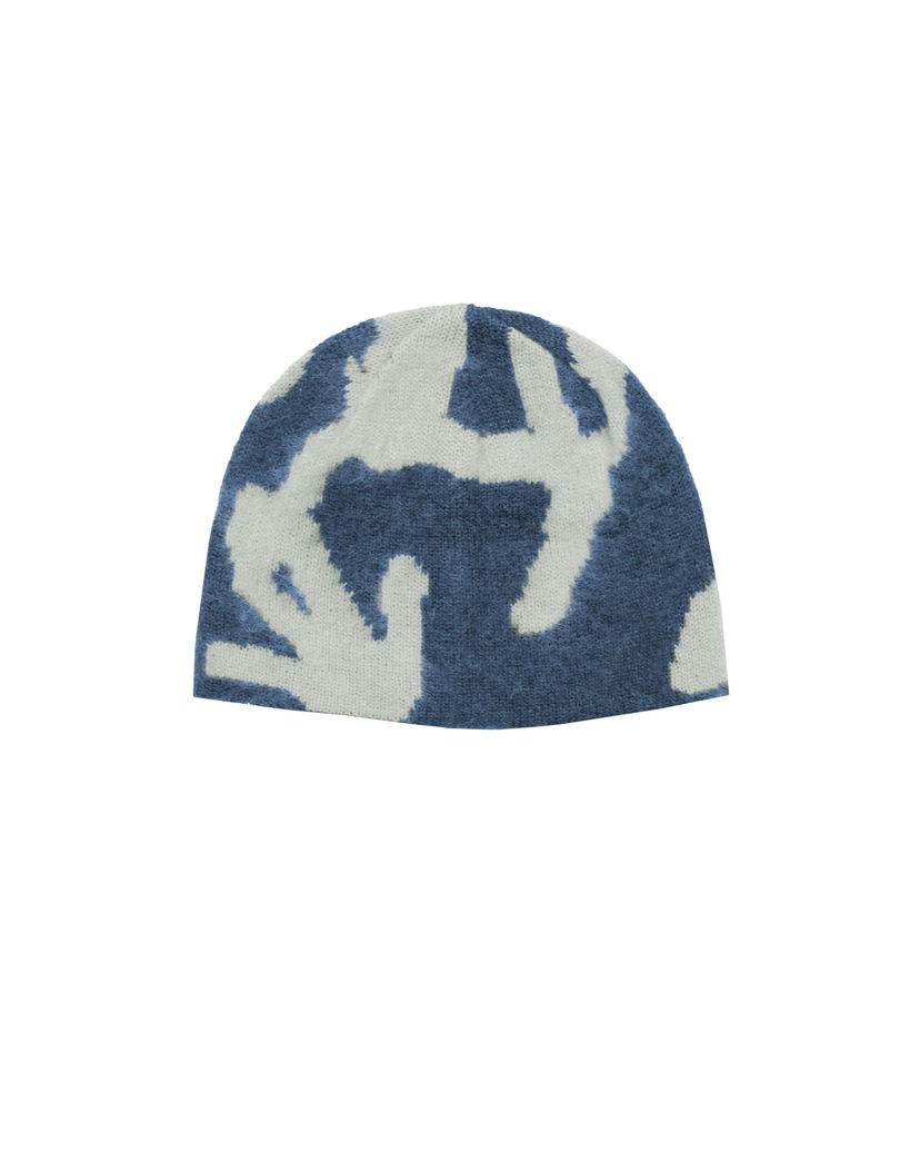 Beanie GRAMICCI Gramicci Runningman Mohair Burly Beanie Blå | G5FA-151-MNI