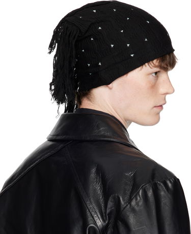 Beanie KIKO KOSTADINOV Kiko Kostadinov Tarr Knit Beanie with Fringe Sort | KKAW25KN11-116, 2