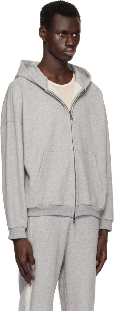 Sweatshirt John Elliott John Elliott Frances Full Zip Hoodie Grå | B290B43541U, 1