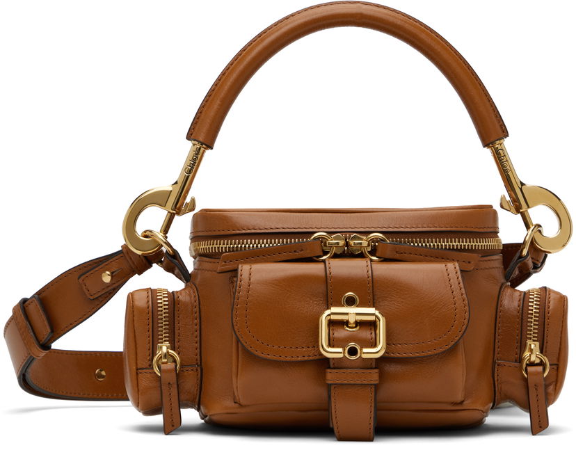 Skuldertaske CHLOÉ Small Camera Shoulder Bag Brun | CHC24AS534N83
