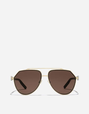Solbriller Dolce & Gabbana Dolce & Gabbana Smart Aviator Sunglasses Metalisk | VG2315VM2739V000, 0