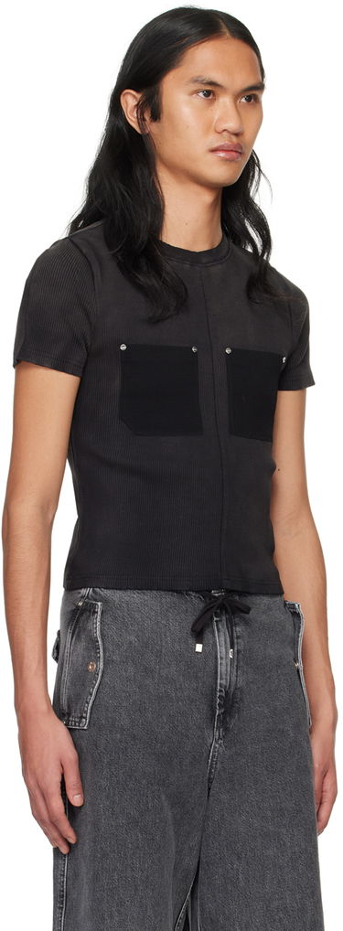 T-shirt Dion Lee Sprayed Shrunken Rivet T-Shirt Grøn | C3168PS24, 4