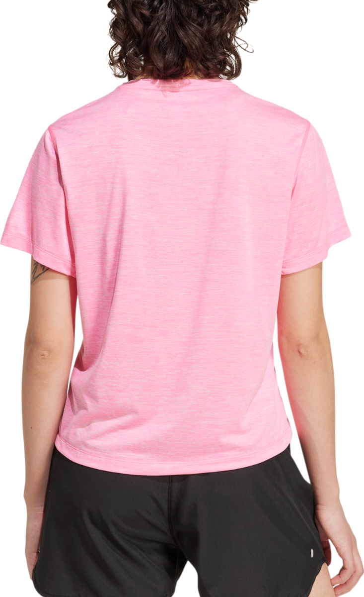T-shirt adidas Originals Own the Run Melange Running T-Shirt Lyserød | jl8723, 1