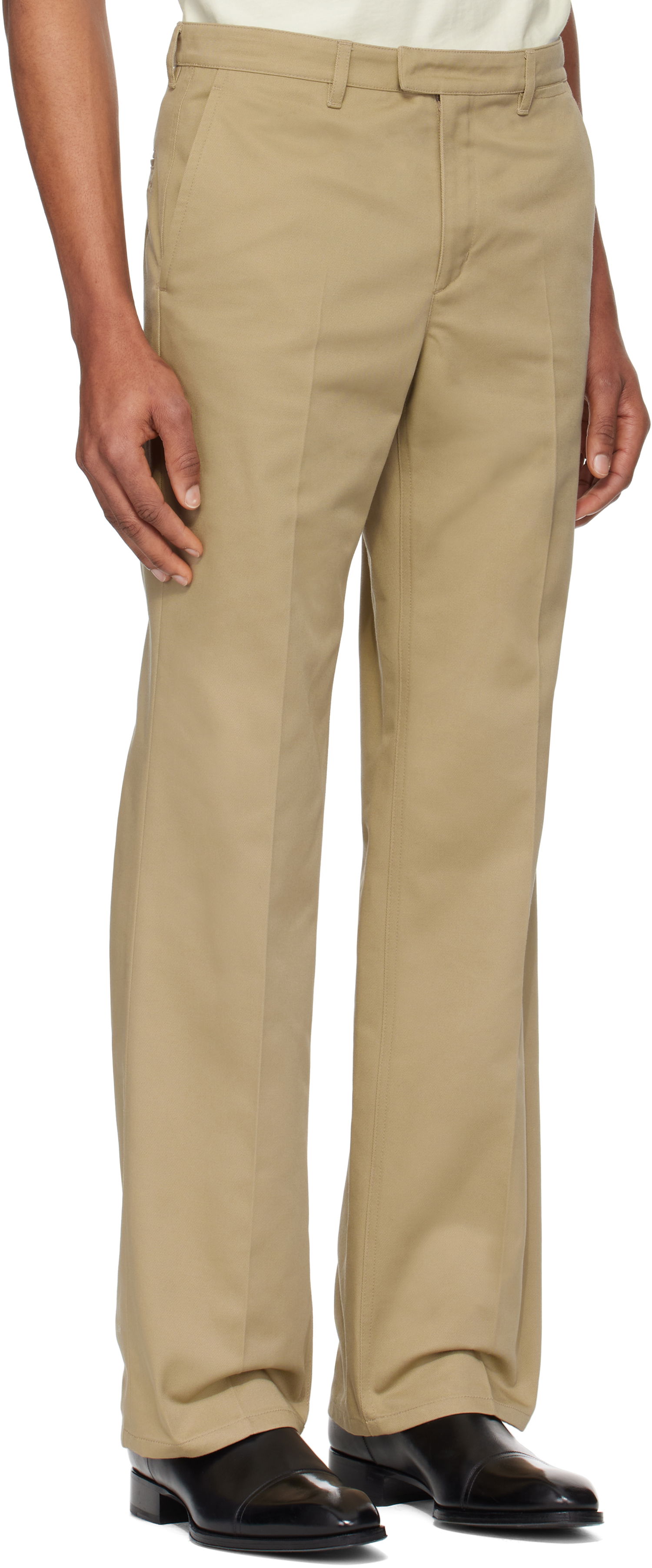 Bukser Courrèges Courrèges Tailored Trousers Beige | 125CPA318PL0178, 1