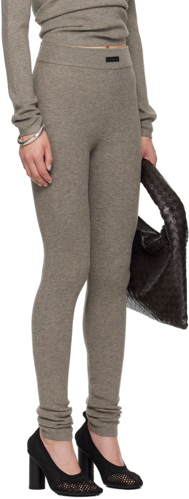 Leggings Fear of God Fear of God ESSENTIALS Soft Rib Leggings Grå | 192SP257493FW, 1