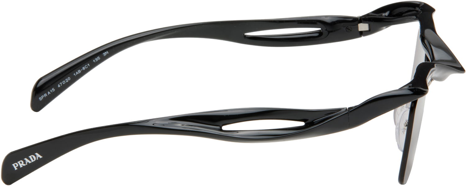 Solbriller Prada Prada Twisted Frame Square Sunglasses Sort | 0PR A15S 8056262076125, 1