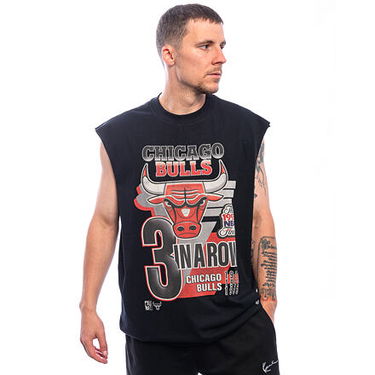 Tanktop Mitchell & Ness Mitchell & Ness NBA Vice Muscle Tank Chicago Bulls Sort | TP12538-CBUBLCK, 0