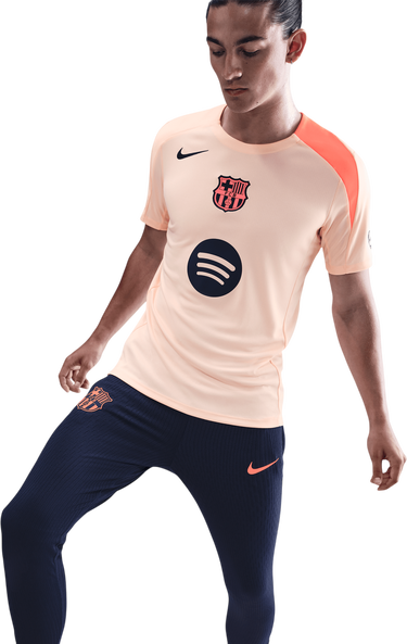 T-shirt Nike FC Barcelona Strike Training Shirt Dri-FIT Total 90 Orange | hm3344-808, 4